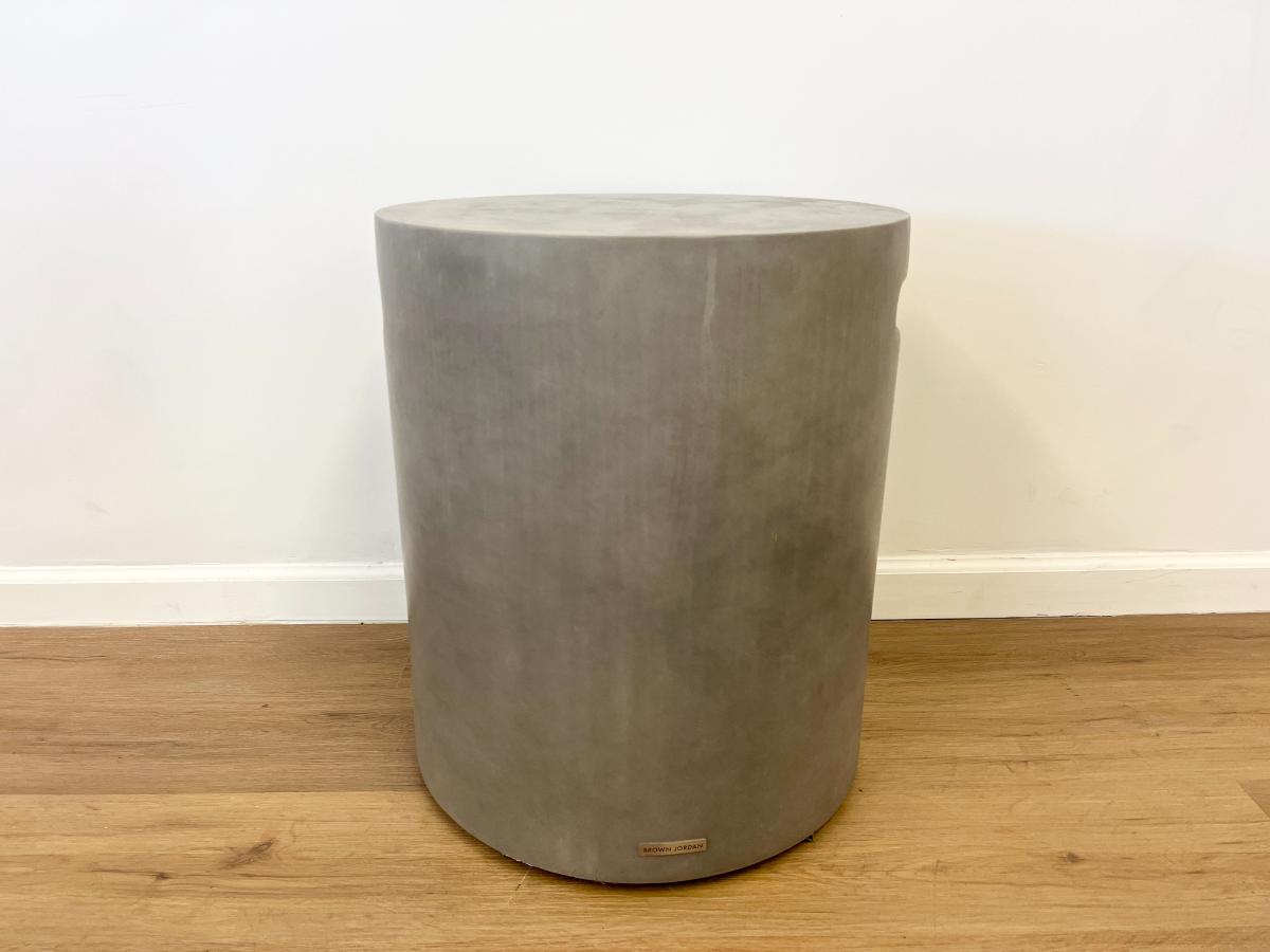 Brown Jordan Concrete Drum Table