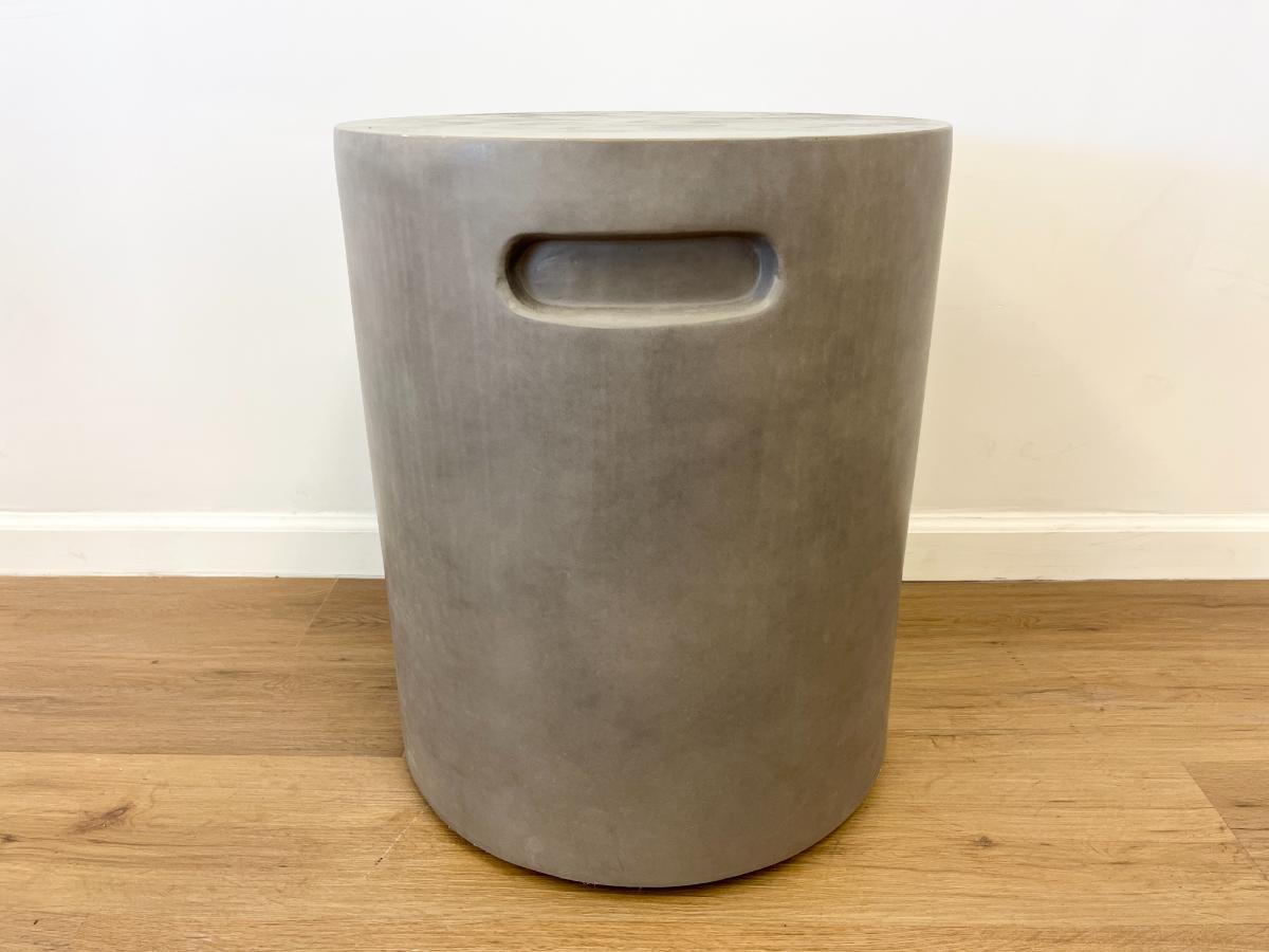 Brown Jordan Concrete Drum Table
