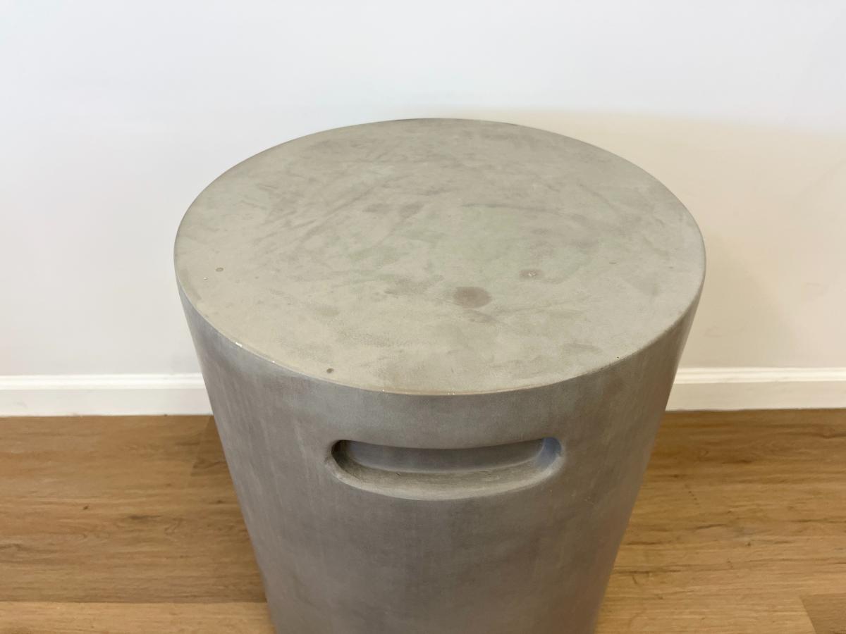 Brown Jordan Concrete Drum Table