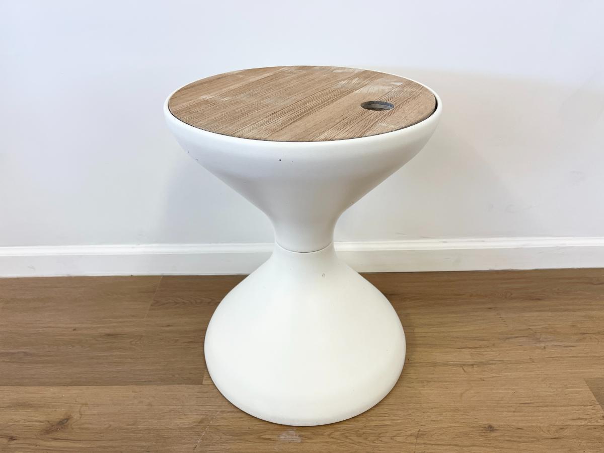 Gloster Bells Side Tables with Ice Buckets, Pair