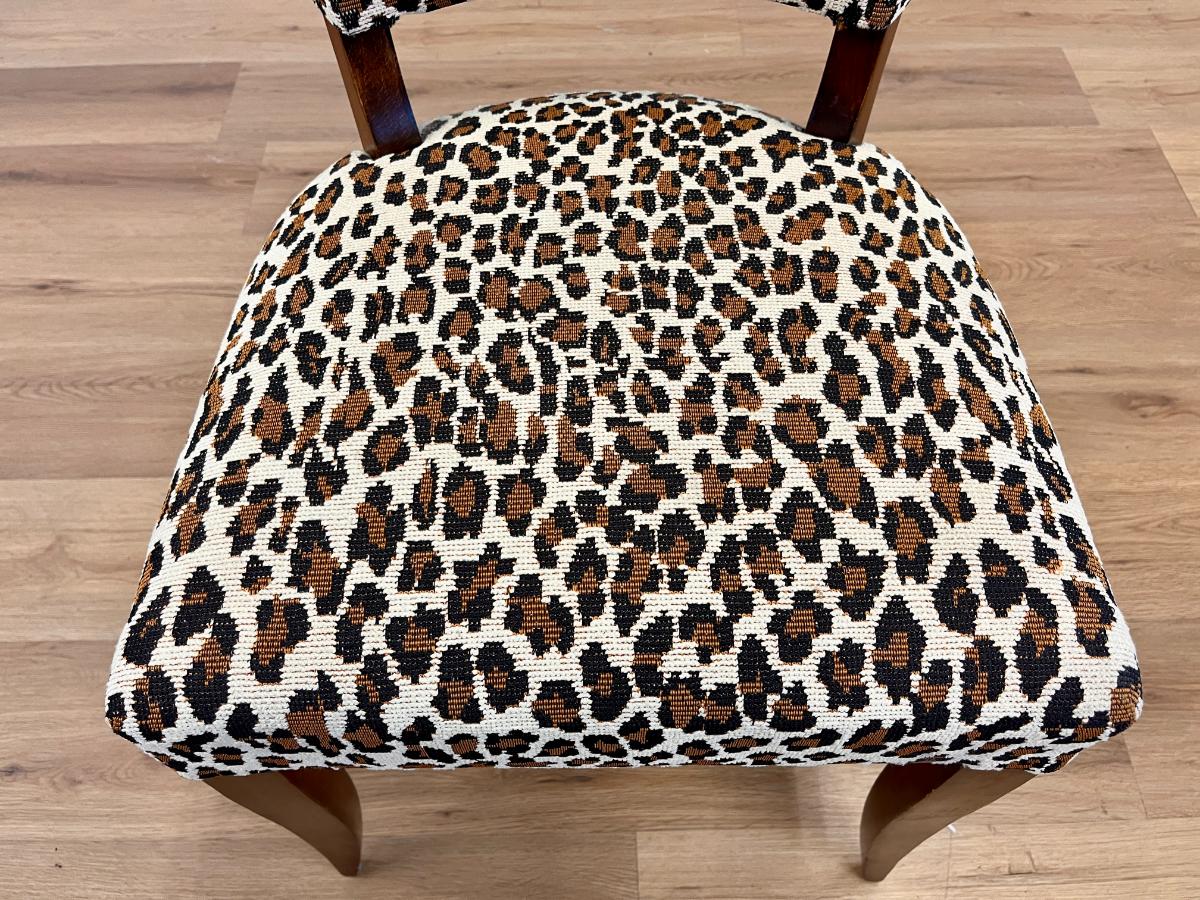 Vintage Custom Upholstered Dining Chairs, Set of 4