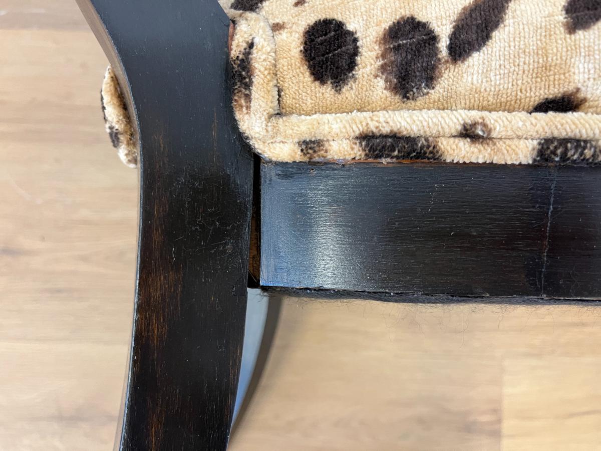 Vintage Hollywood Regency Custom Upholstered Bench