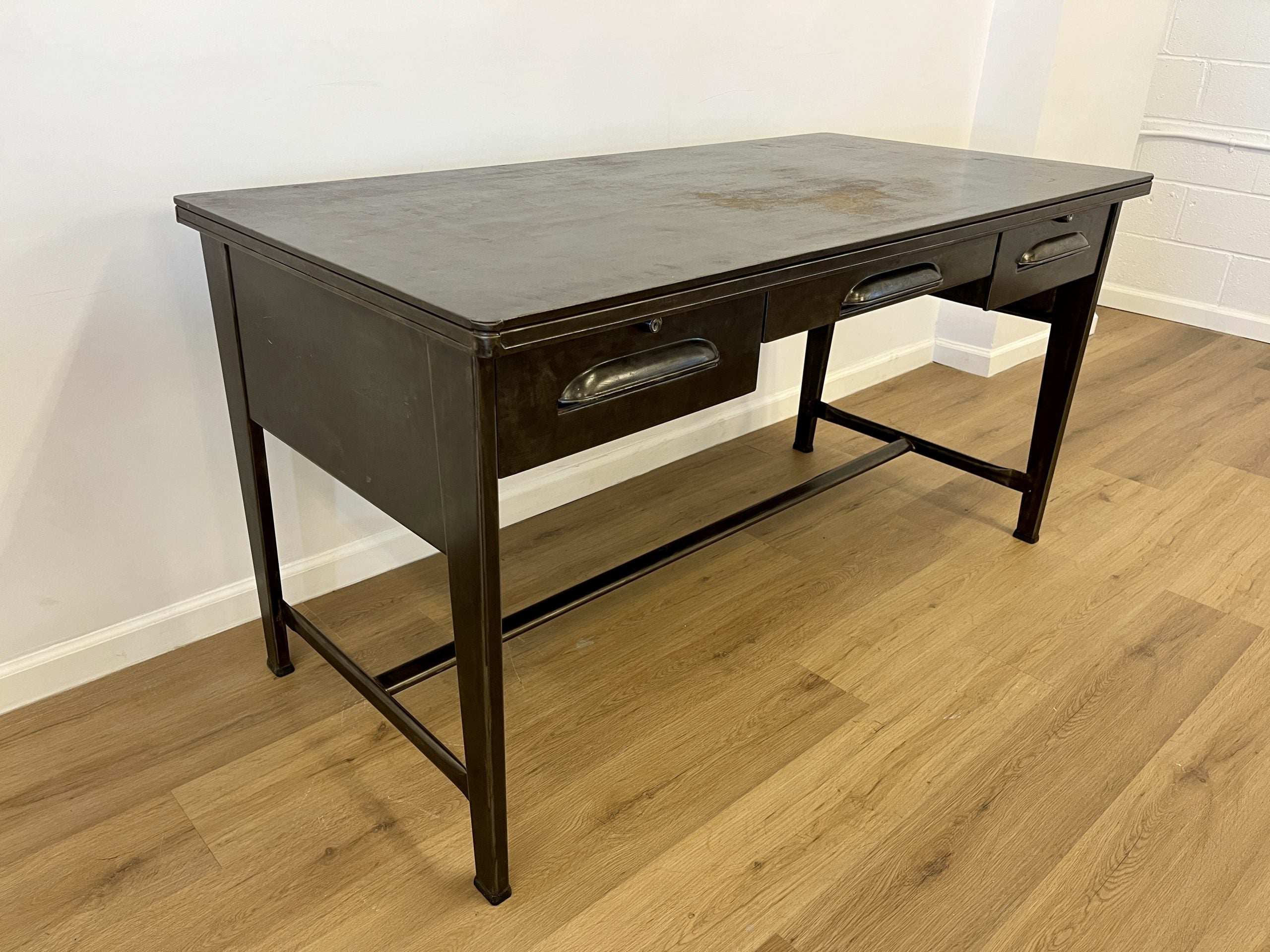 Vintage Industrial Style Metal Desk