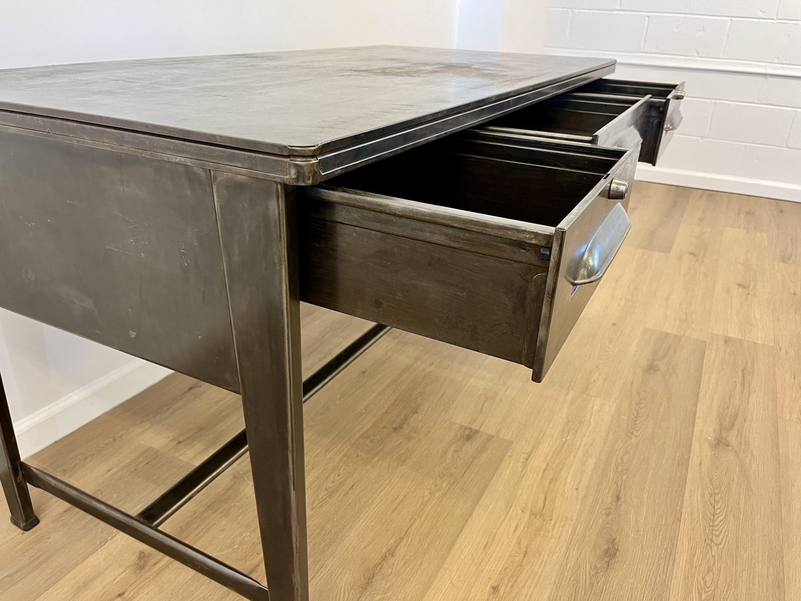 Vintage Industrial Style Metal Desk
