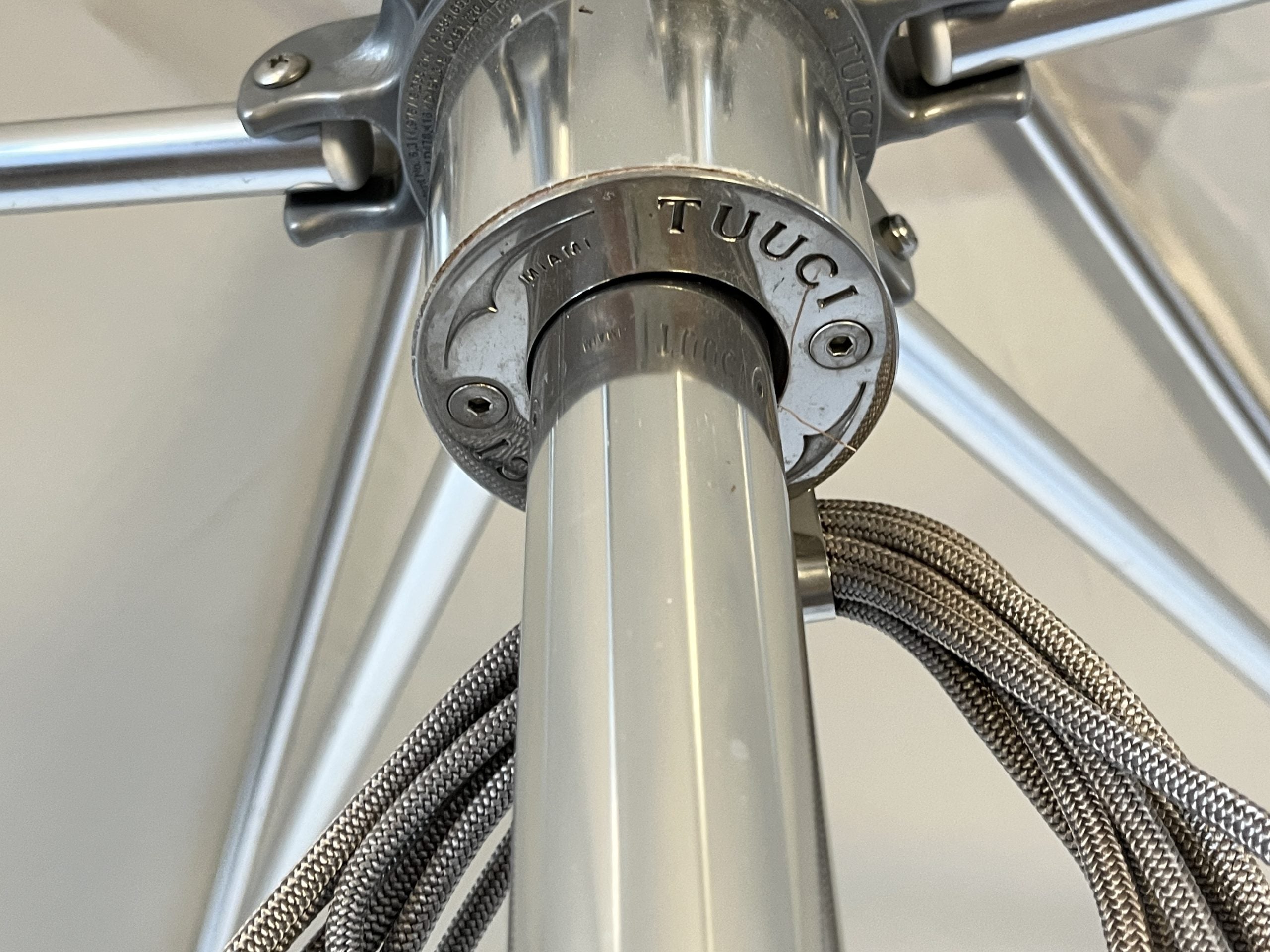 Tucci Bay Master Umbrella & Base, 2 Available