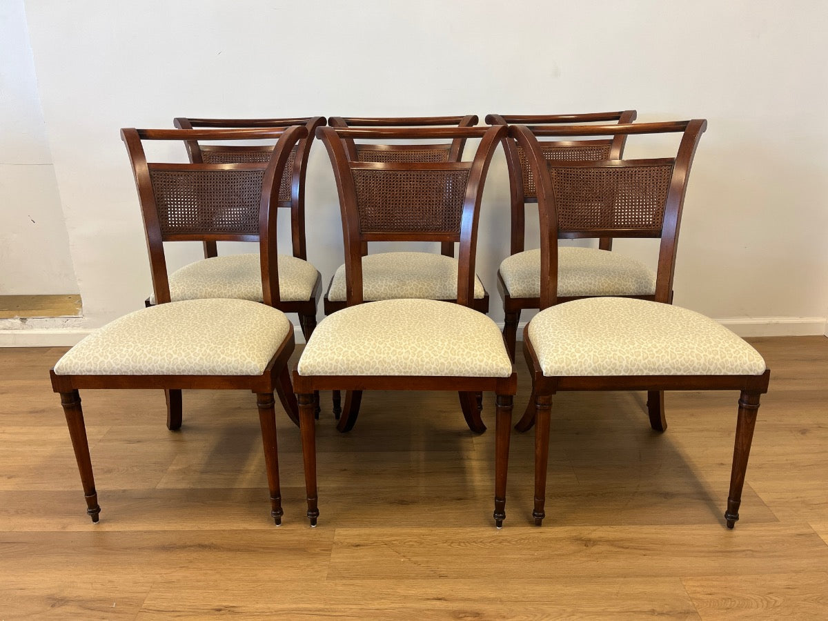 Henredon Marseille Dining Chairs, Set of 6