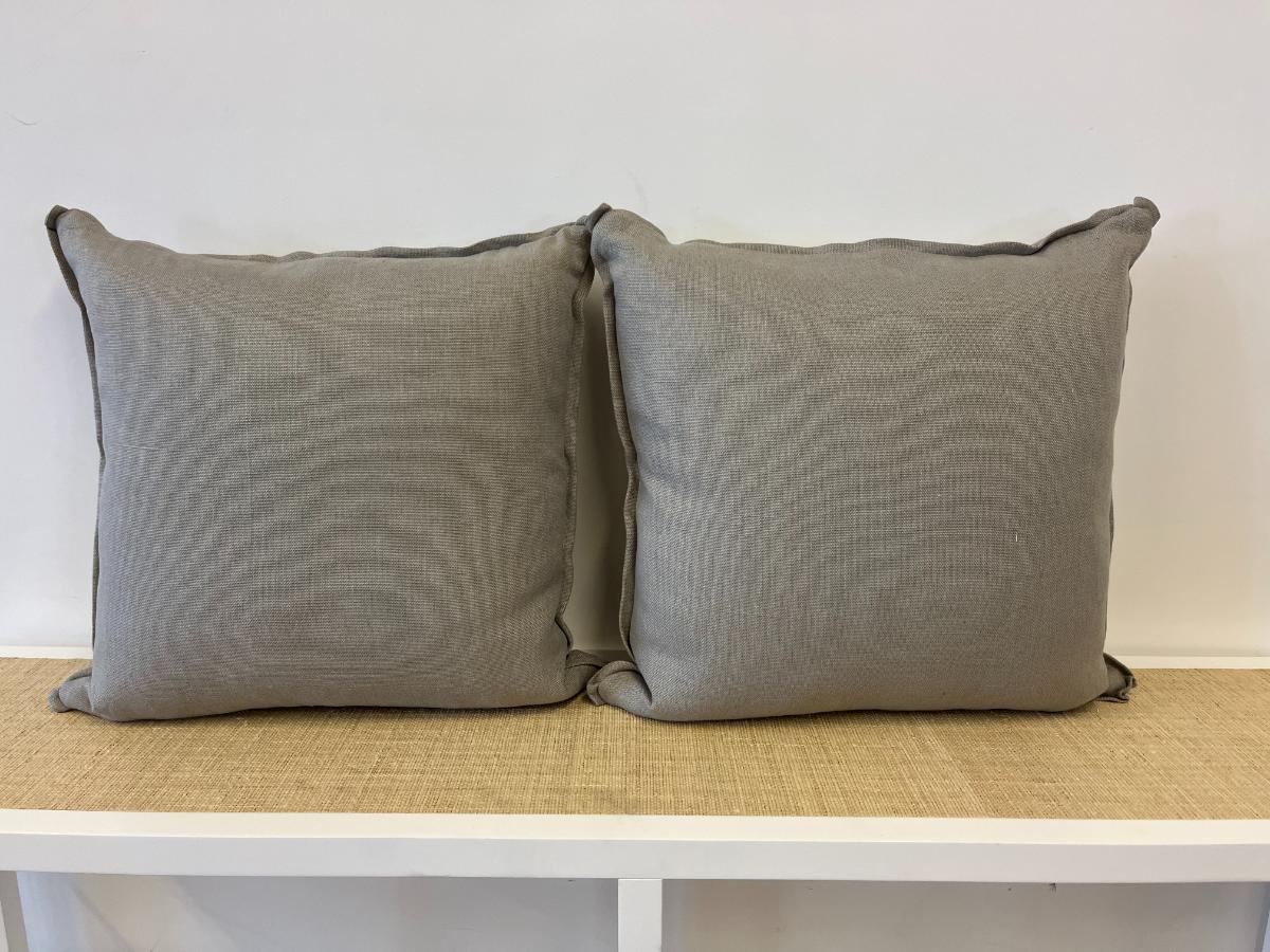 Ryan Studio Gray Pillows, Pair