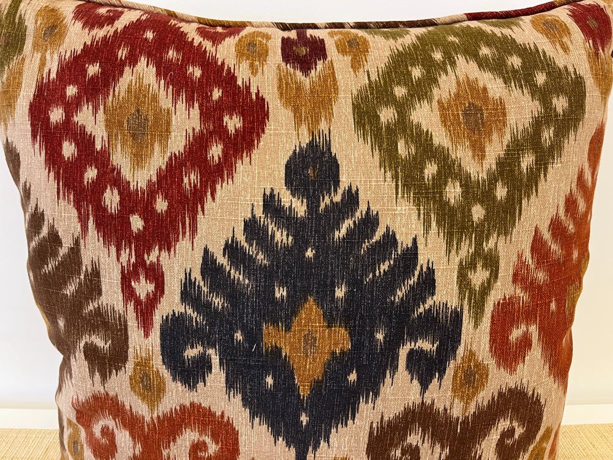 Designer Ikat Pillow