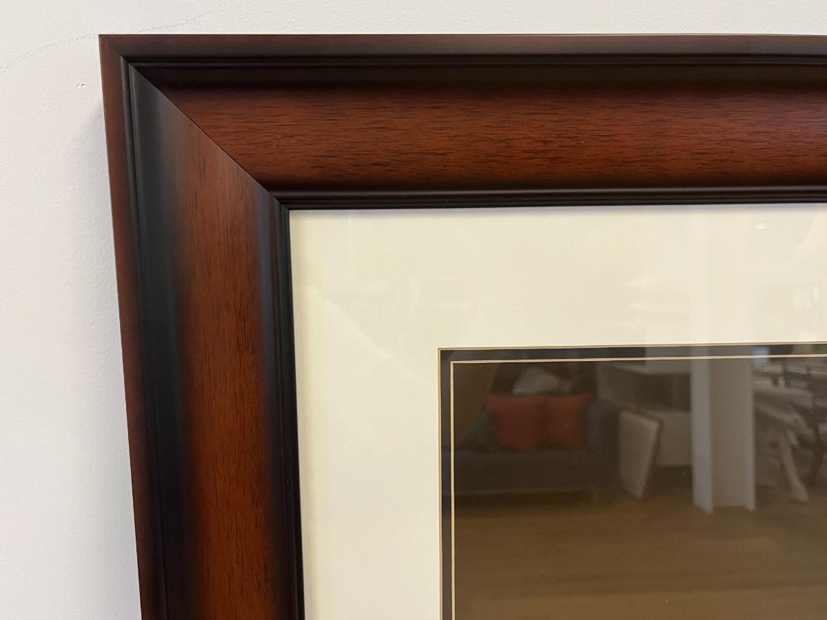 Grand-Scale Gilded Age Framed Yacht Art Prints from Adrien Linford, Set of 4