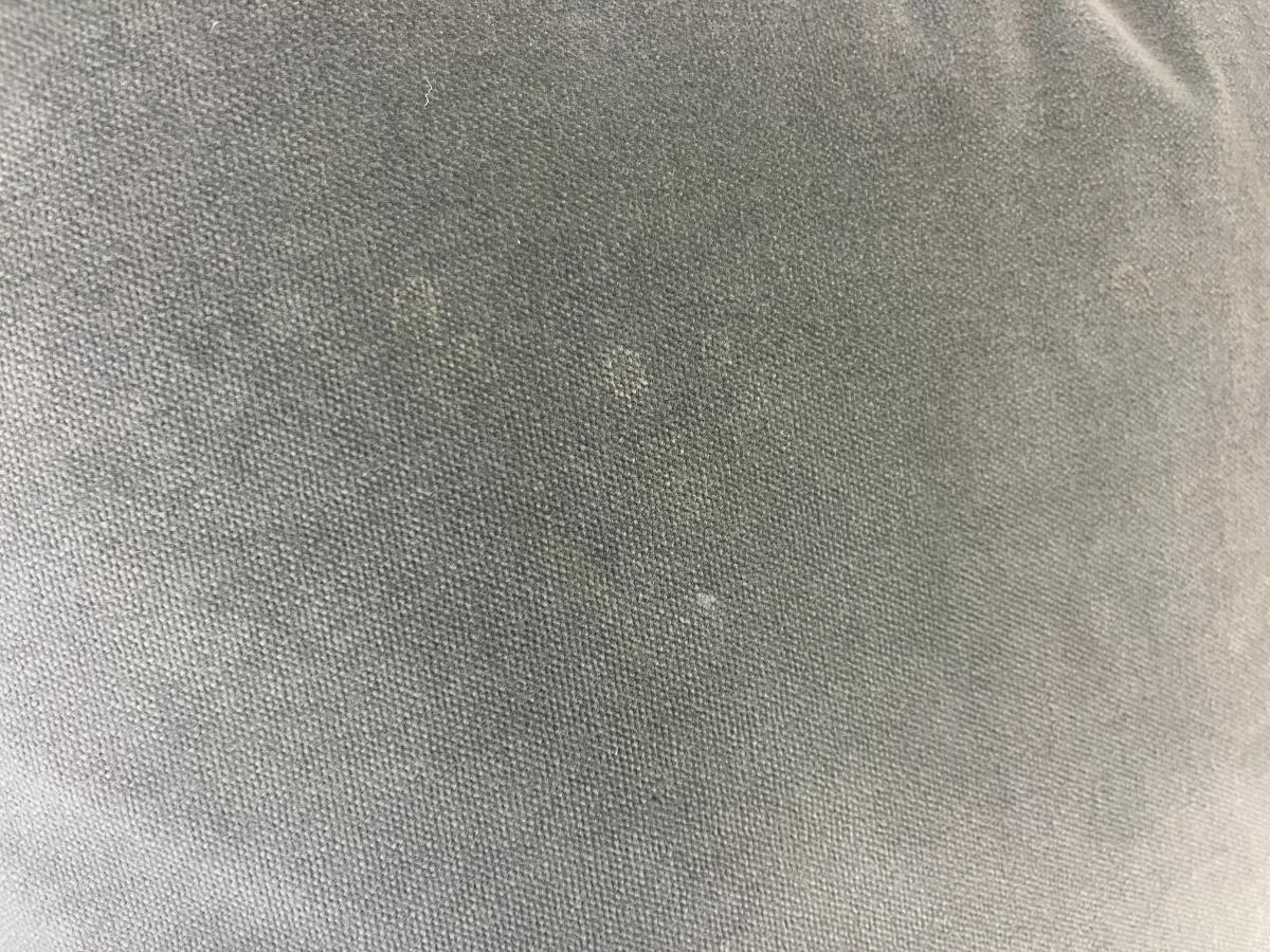 Restoration Hardware Blue Velvet Pillows, Pair