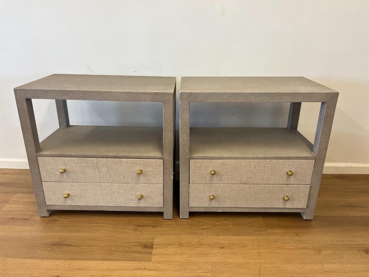 World’s Away Hattie Side Tables, Pair