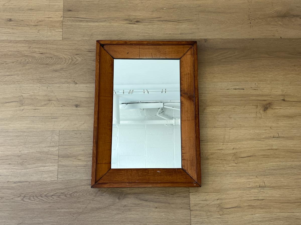 Antique Wood Mirror