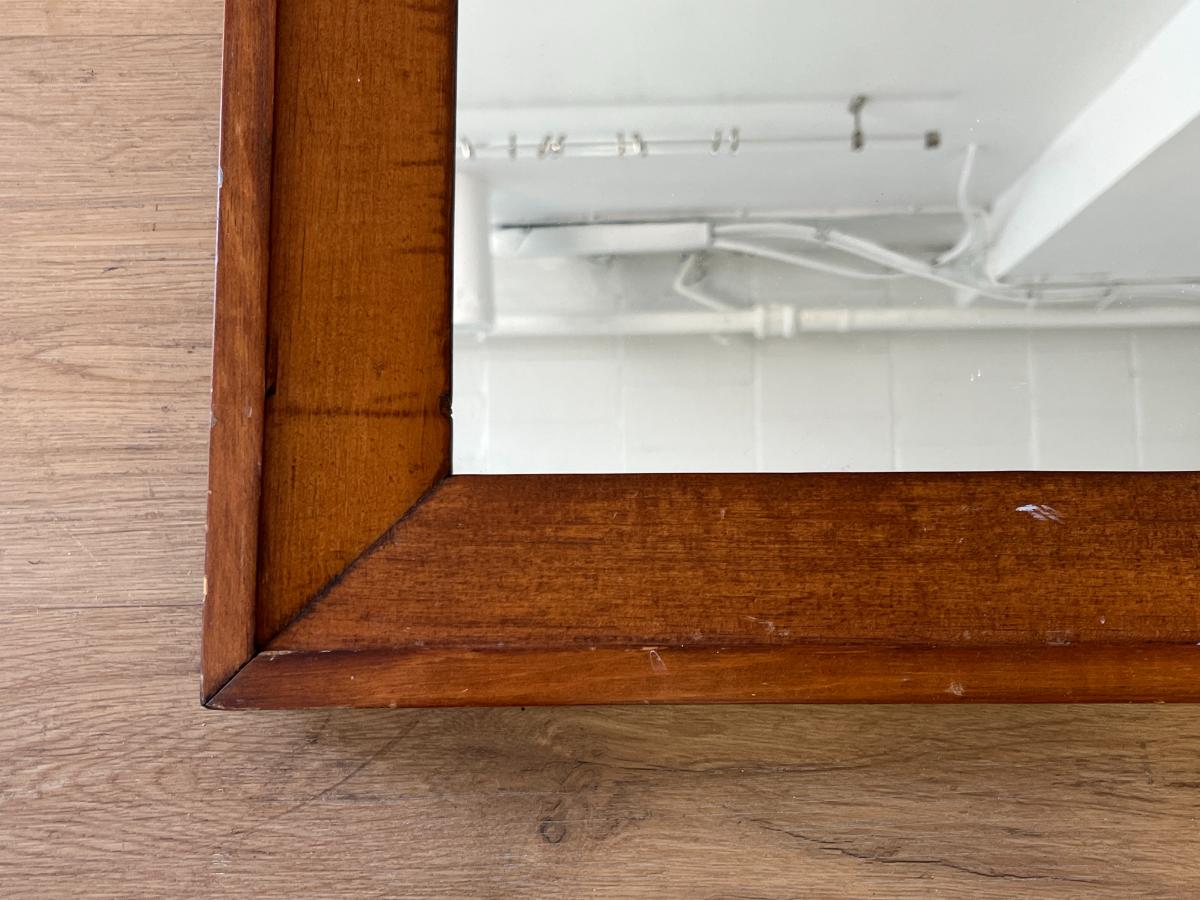 Antique Wood Mirror