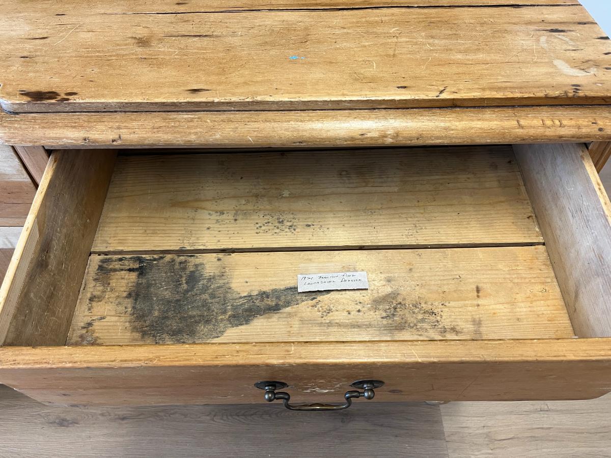 19th C. English Pine Lancashire Dresser