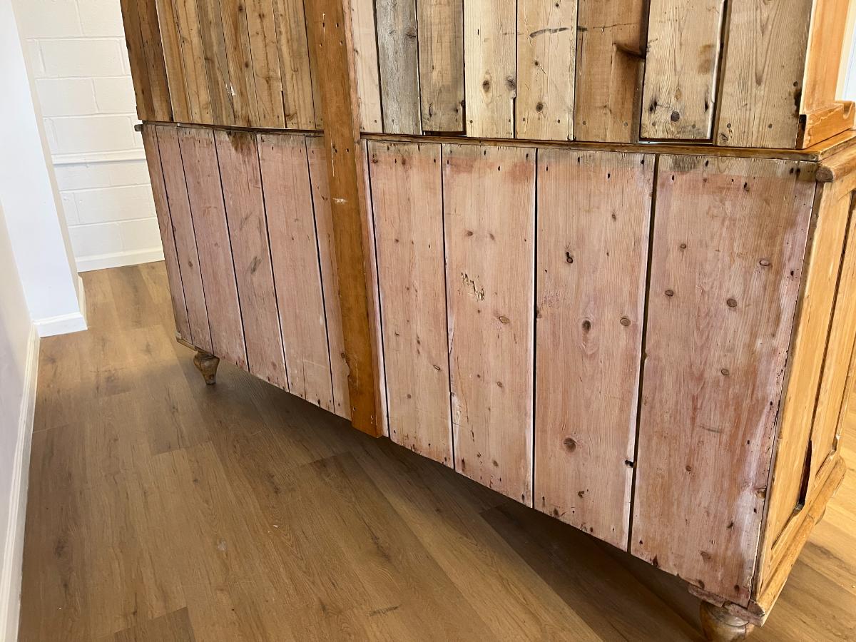 19th C. English Pine Lancashire Dresser