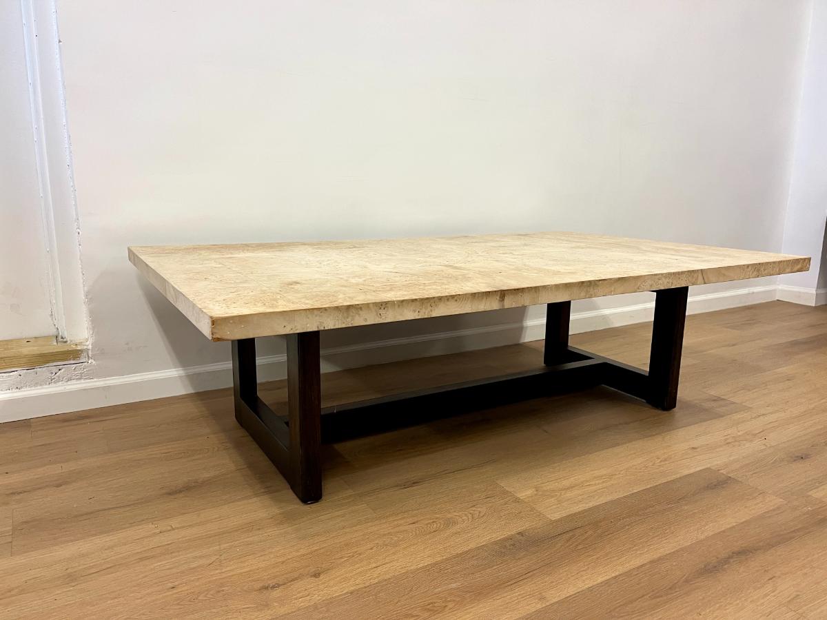 Lillian August Burlwood Coffee Table