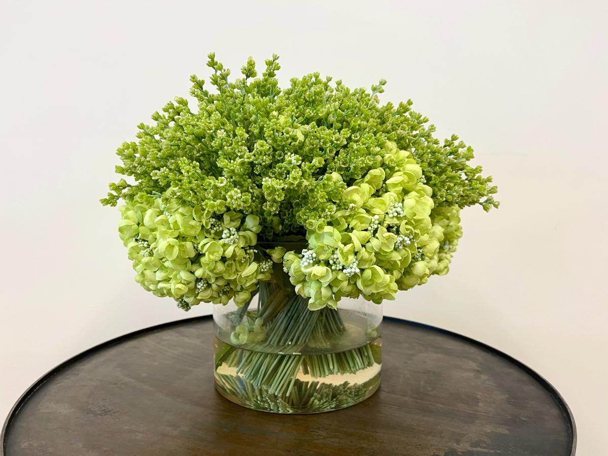 Faux Hydrangea Arrangement
