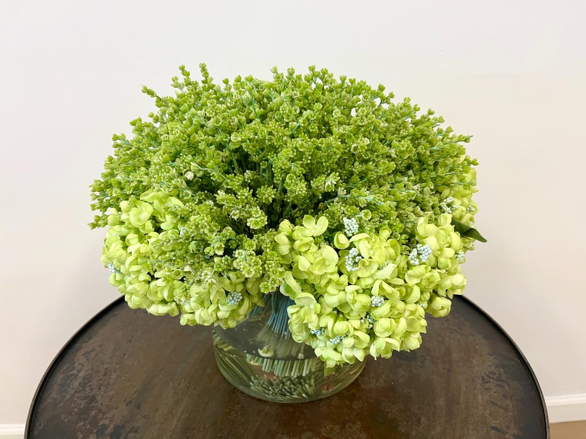 Faux Hydrangea Arrangement