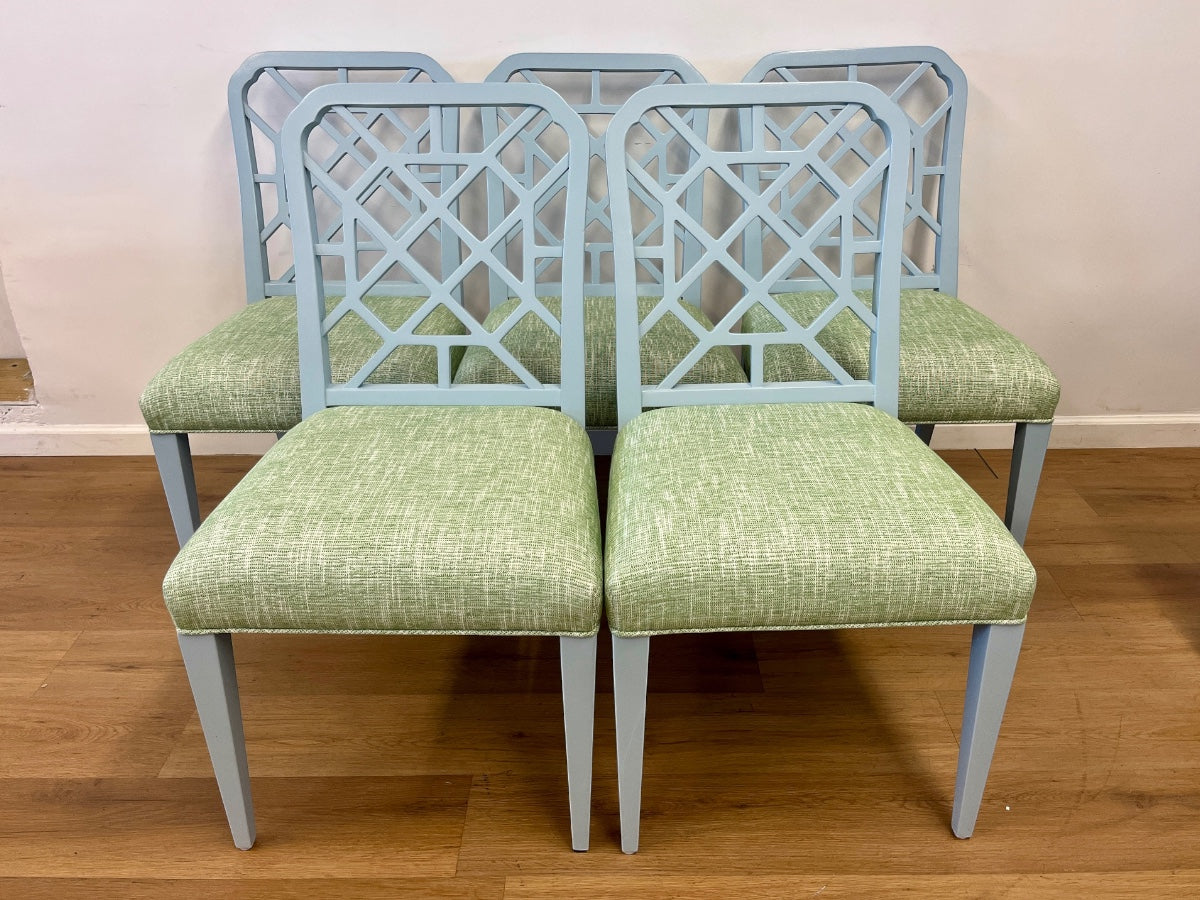 Custom Woodbridge Furniture Merrion Side Chairs, Set of 5