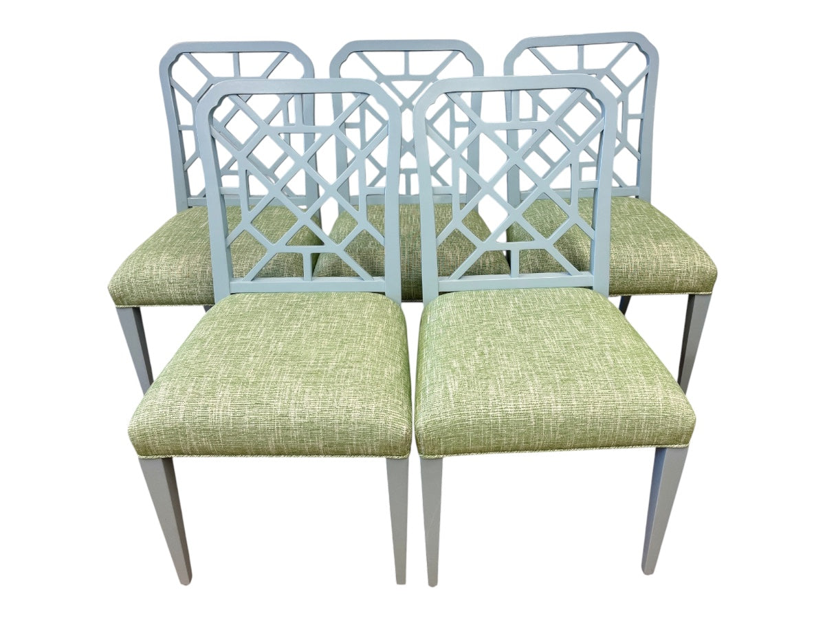 Custom Woodbridge Furniture Merrion Side Chairs, Set of 5