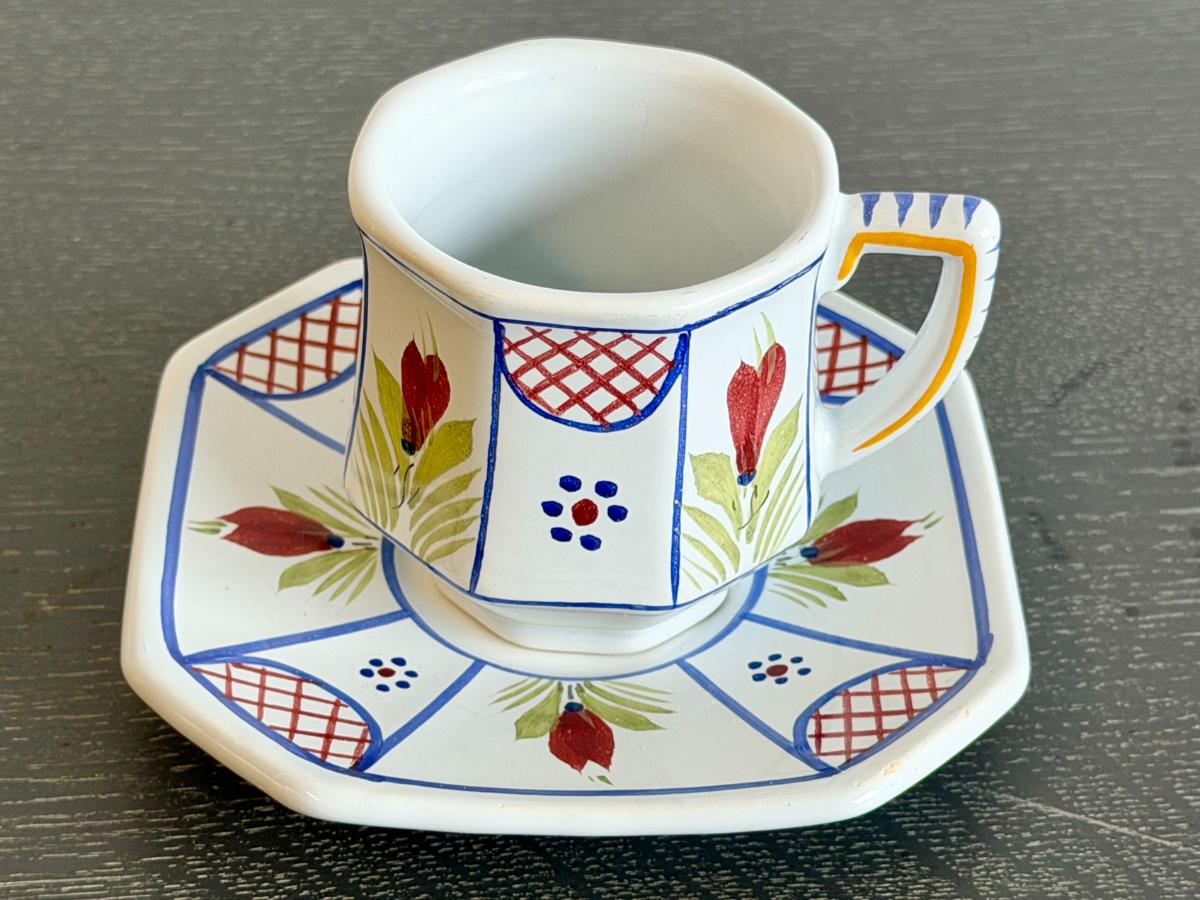 Collection of Vintage Harriett Quimper “Mistral Blue” Hand-Painted Faience Collection