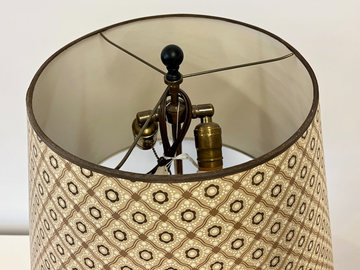 Antique "Mill Street Ragged School" Tea Urn Table Lamp