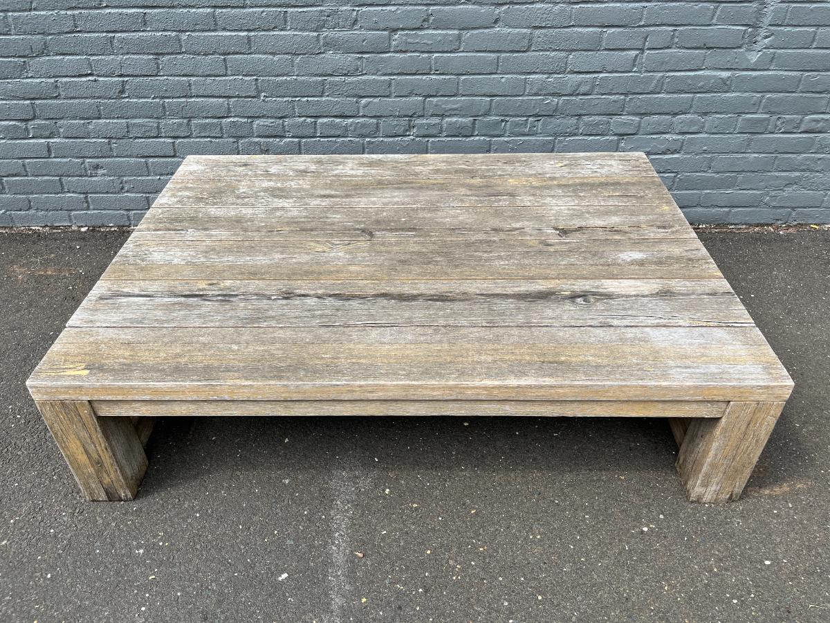 RH French Beam Coffee Table, 1 of 2