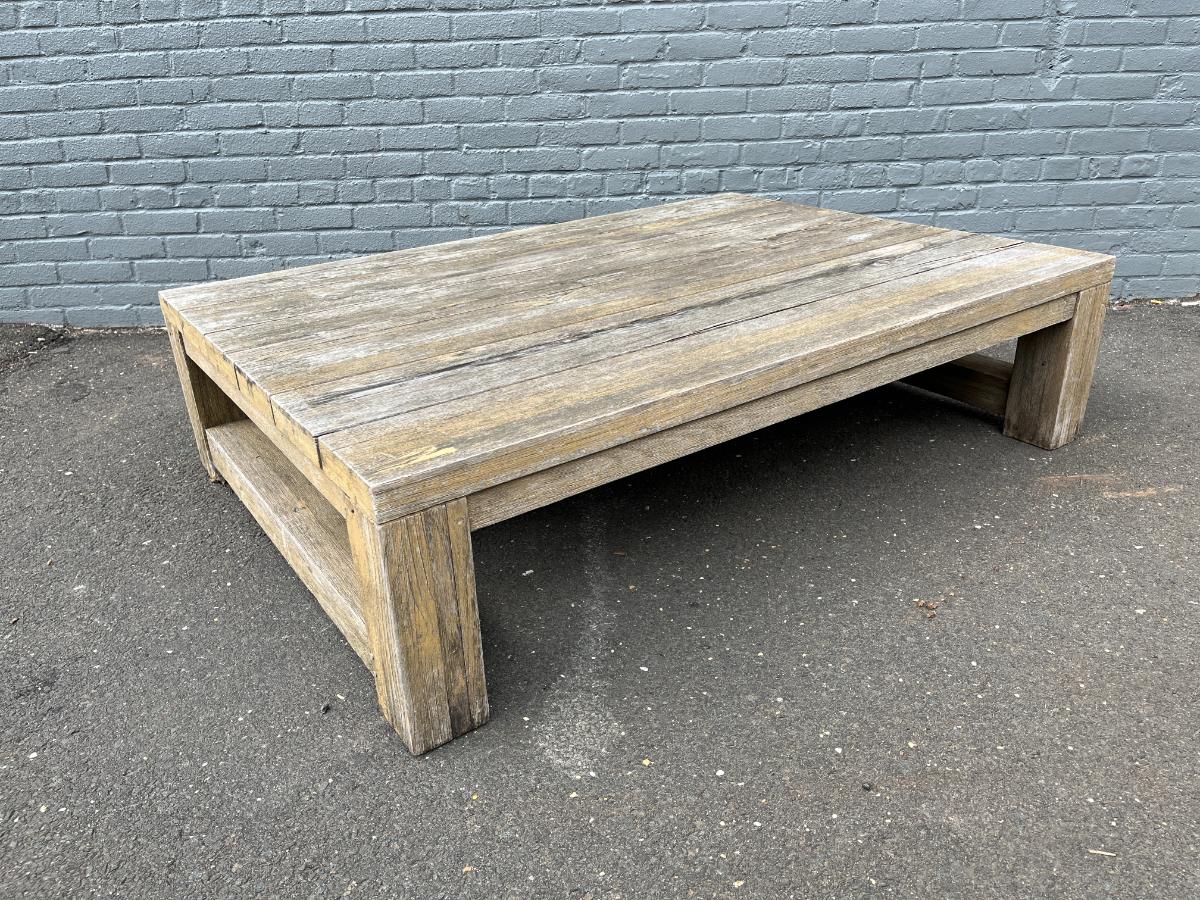 RH French Beam Coffee Table, 1 of 2