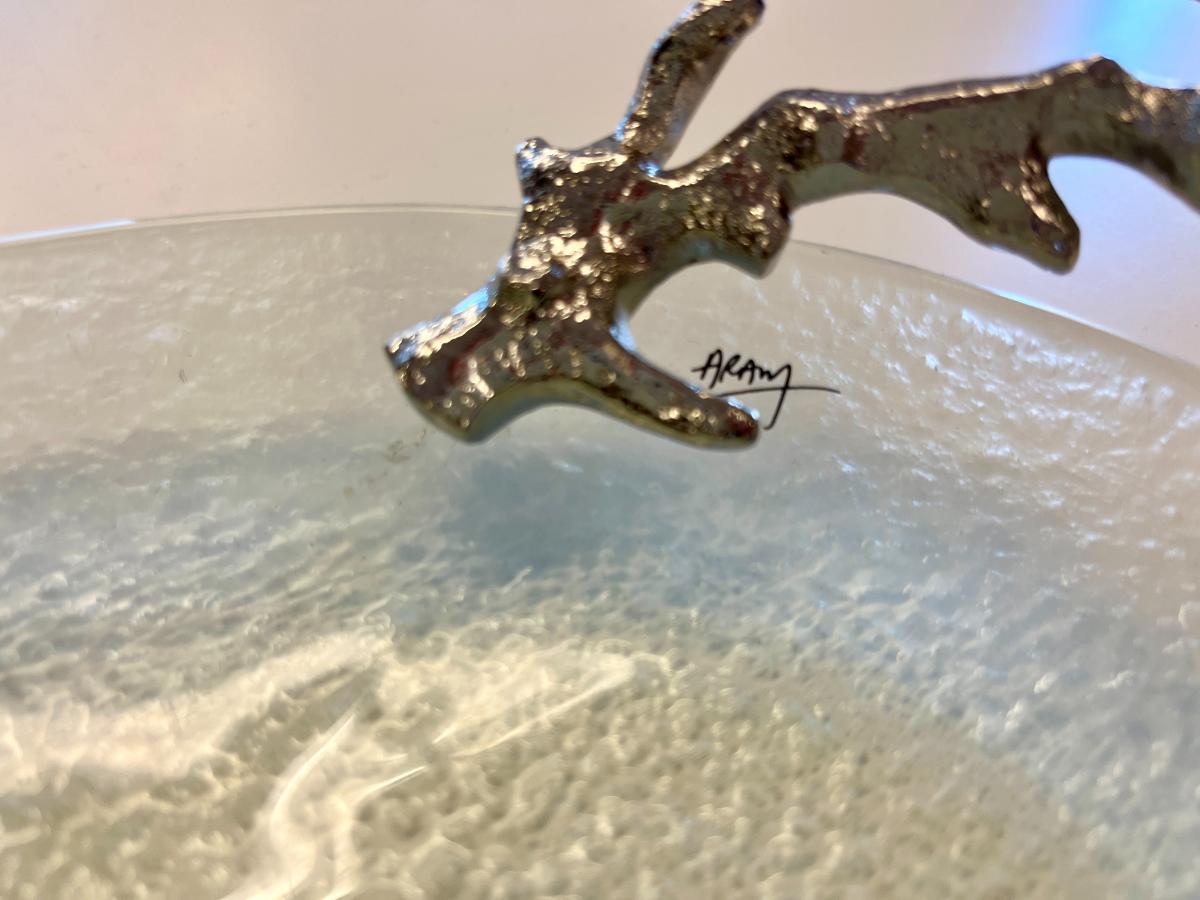 Bird & Michael Aram Glass Tray Pairing