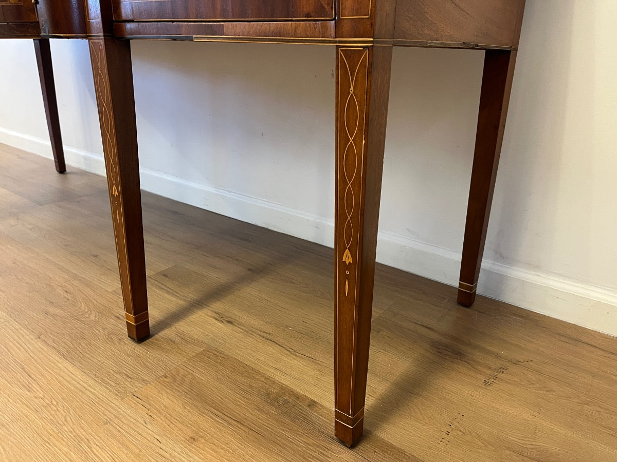 Antique Inlaid Mahogany Large Sideboard