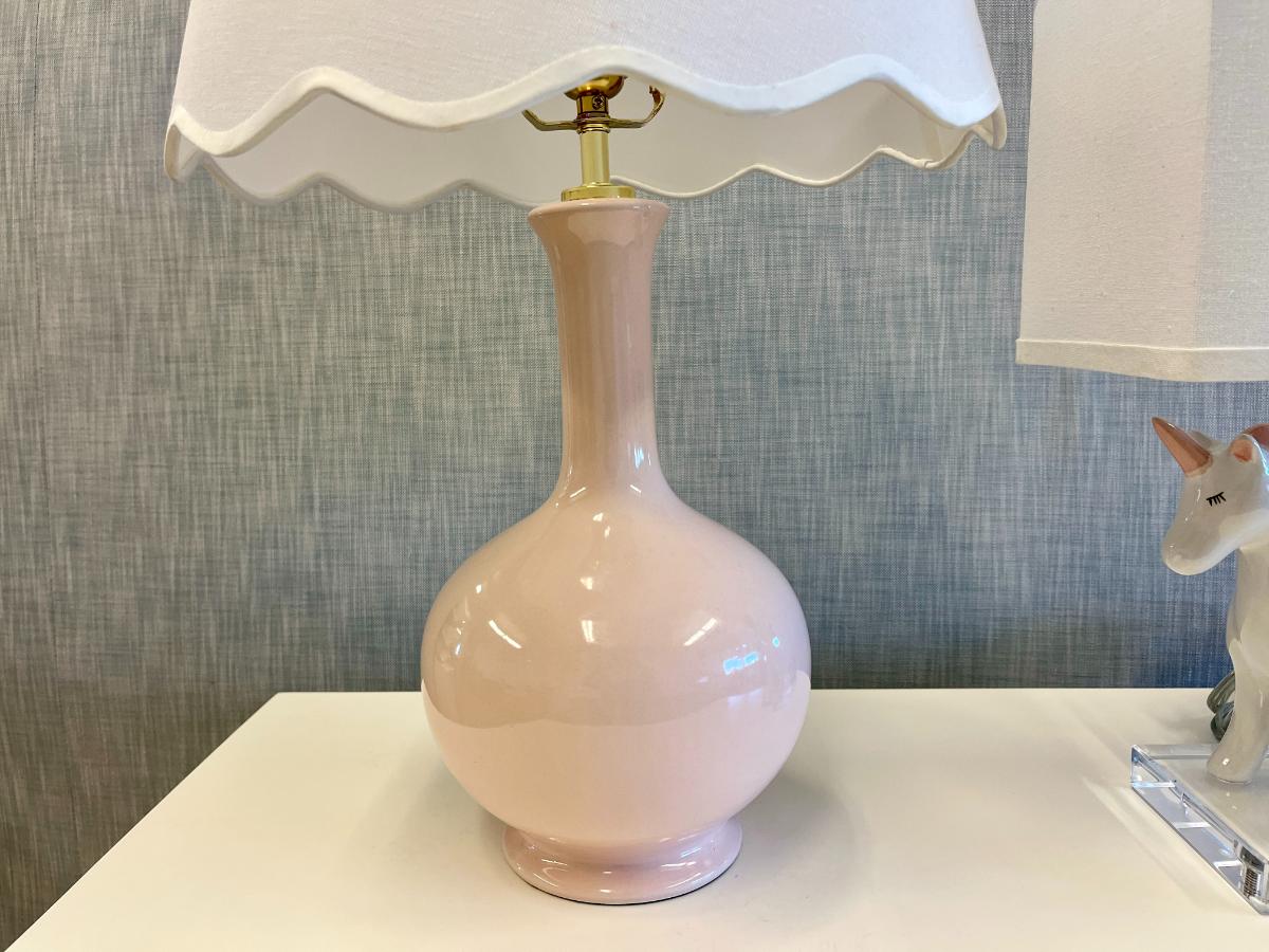 Pink & White Nursery Lamps