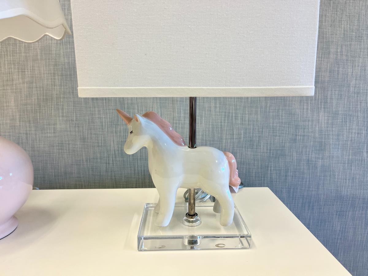 Pink & White Nursery Lamps