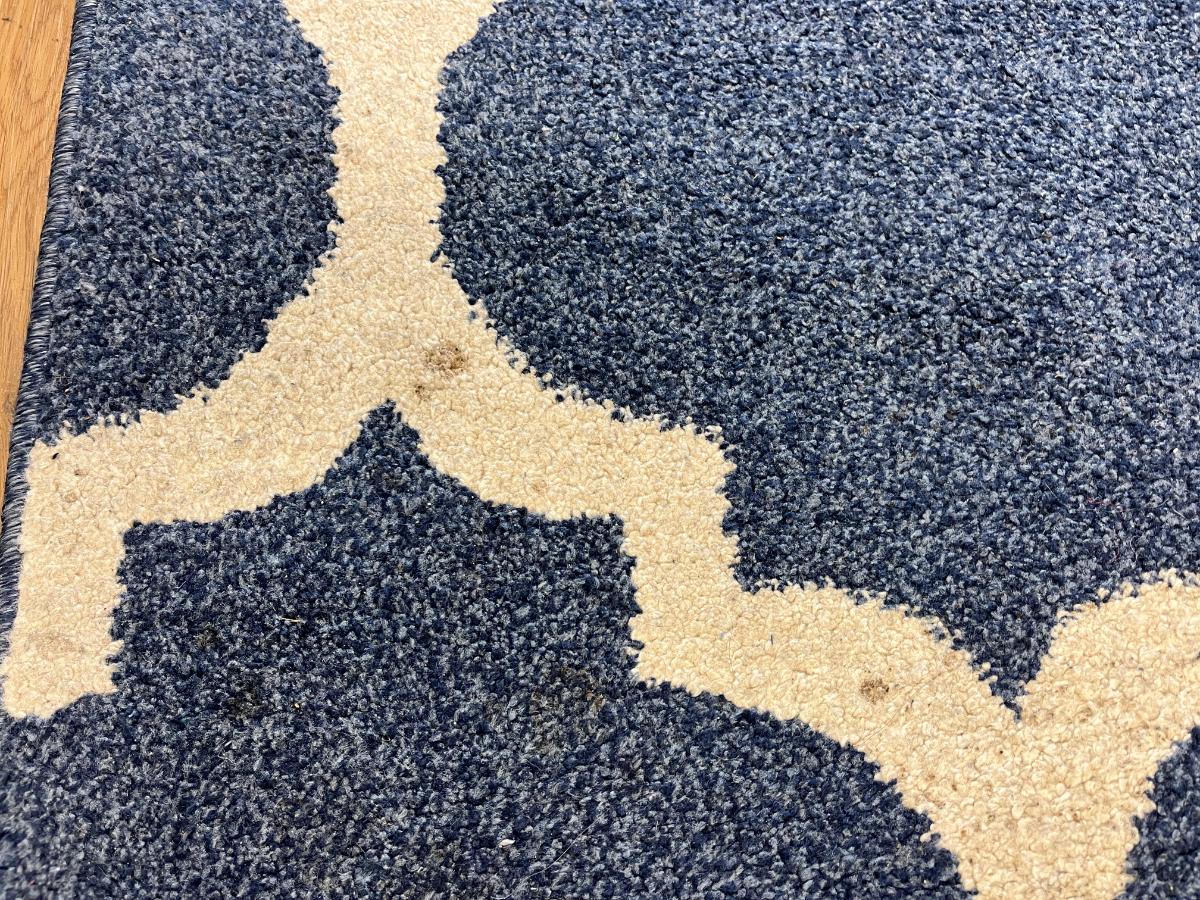 9 x 12 Quatrefoil Navy Rug