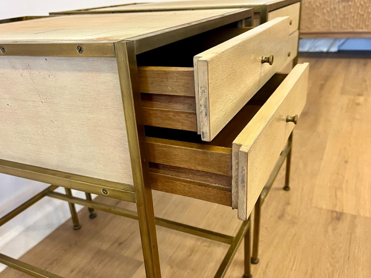Paul McCobb for Calvin Furniture “Irwin Collection” Nightstands, Pair