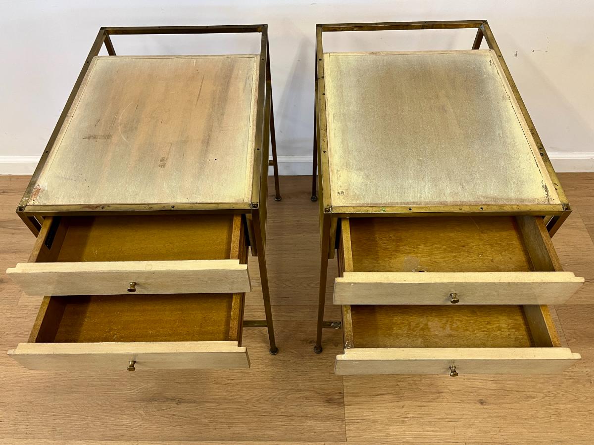 Paul McCobb for Calvin Furniture “Irwin Collection” Nightstands, Pair