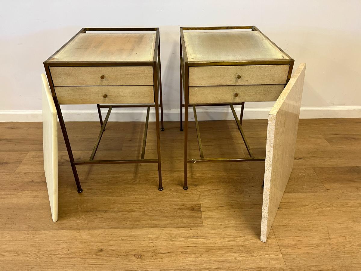 Paul McCobb for Calvin Furniture “Irwin Collection” Nightstands, Pair