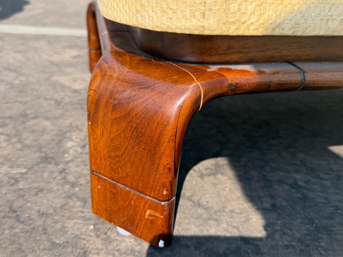 Scala Luxury Raffia & Teak Credenza