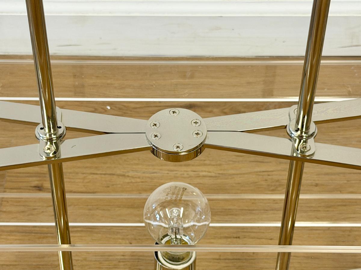 George Kovacs Linear Suspension Chandelier in Nickel