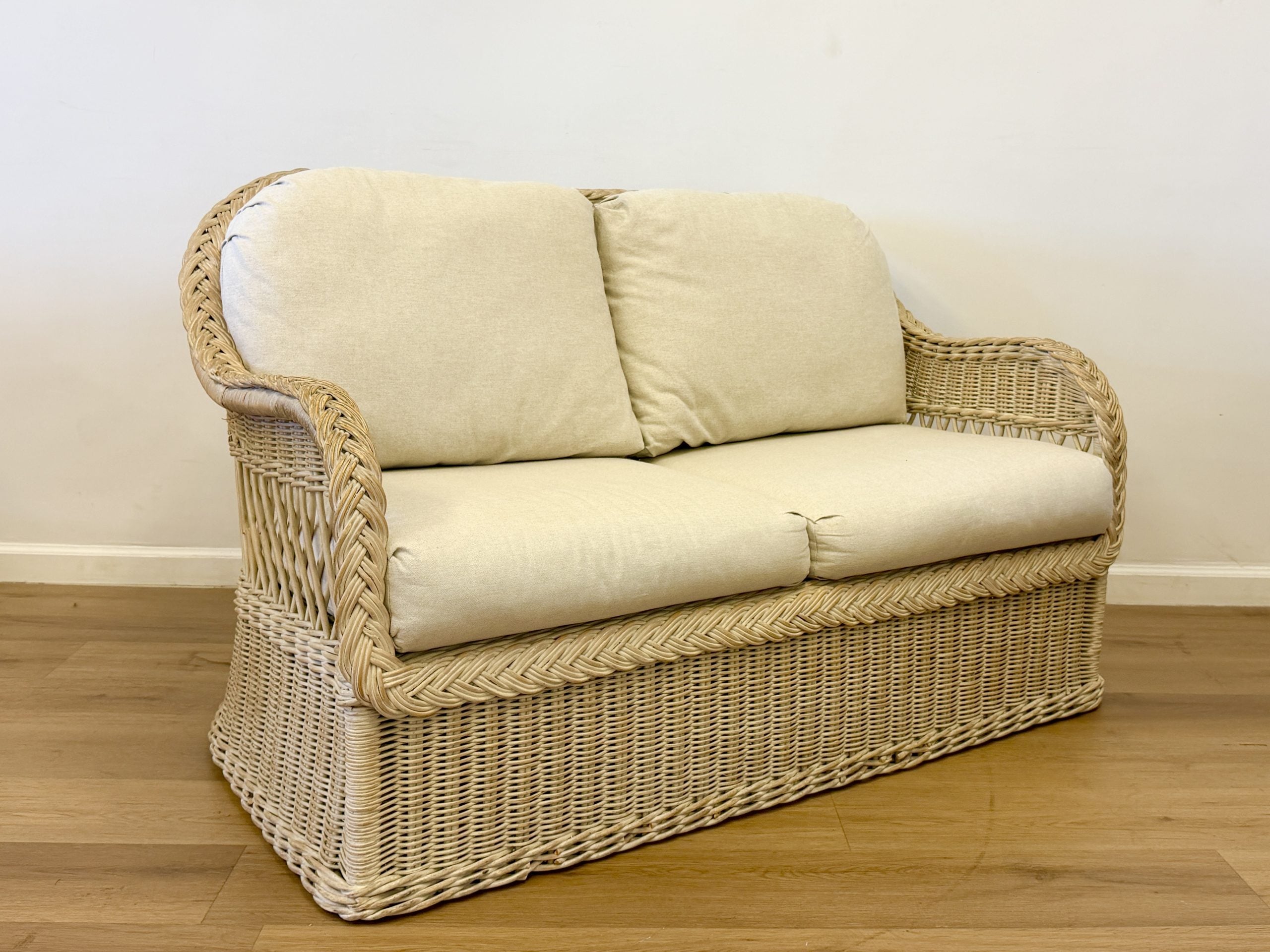 Henry Link Braided Rattan Loveseat