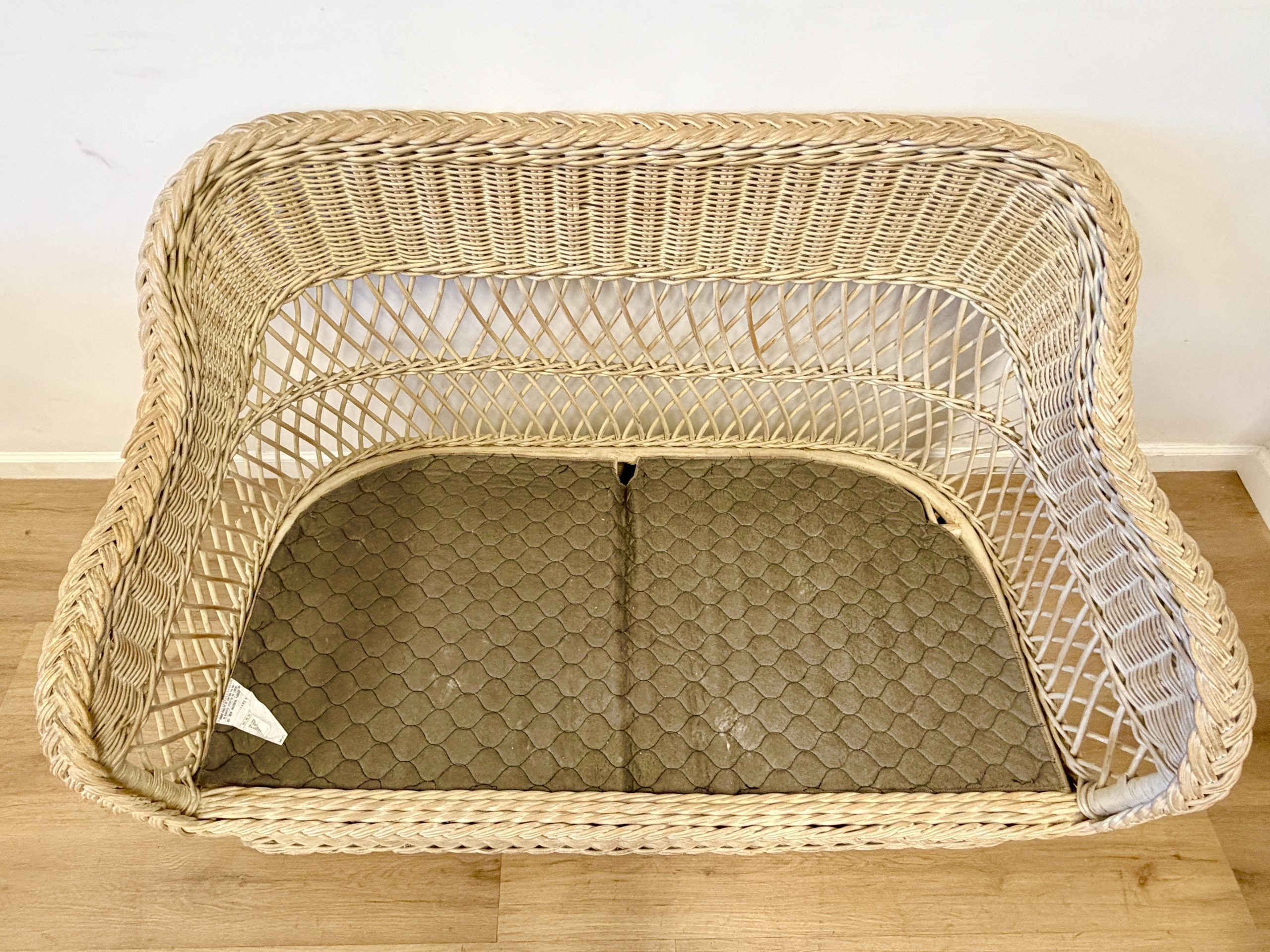 Henry Link Braided Rattan Loveseat