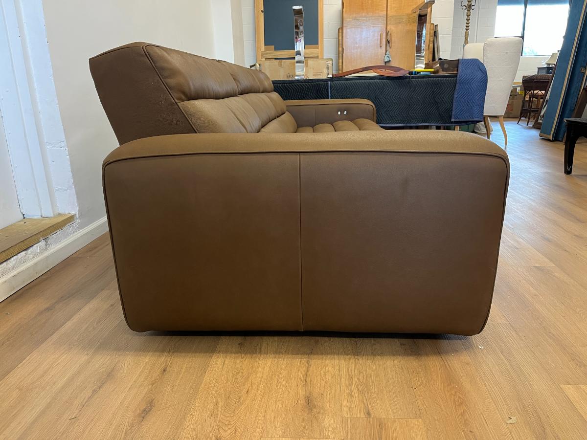 RH Chelsea Modular Leather 3-Piece Recliner Sofa
