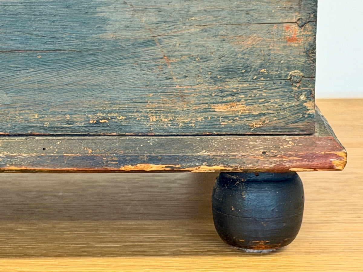 Antique Swiss Painted Box, Circa 1800