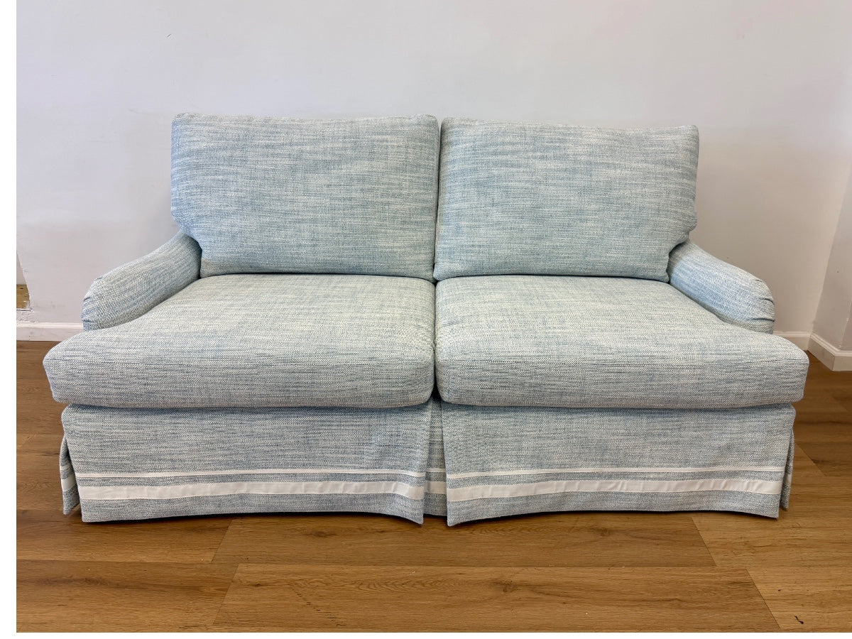 Lee Industries Custom Loveseat with Trimmed Skirt