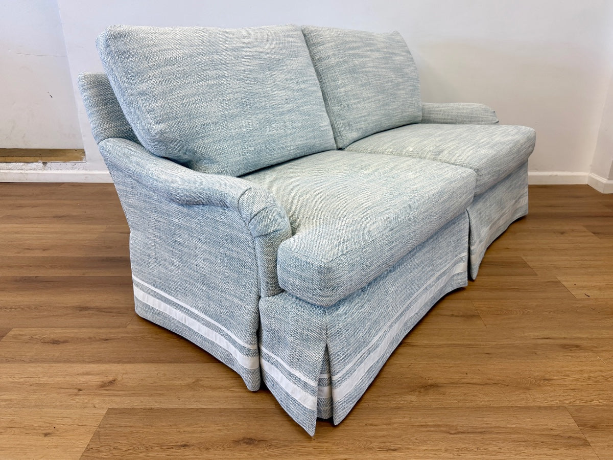 Lee Industries Custom Loveseat with Trimmed Skirt