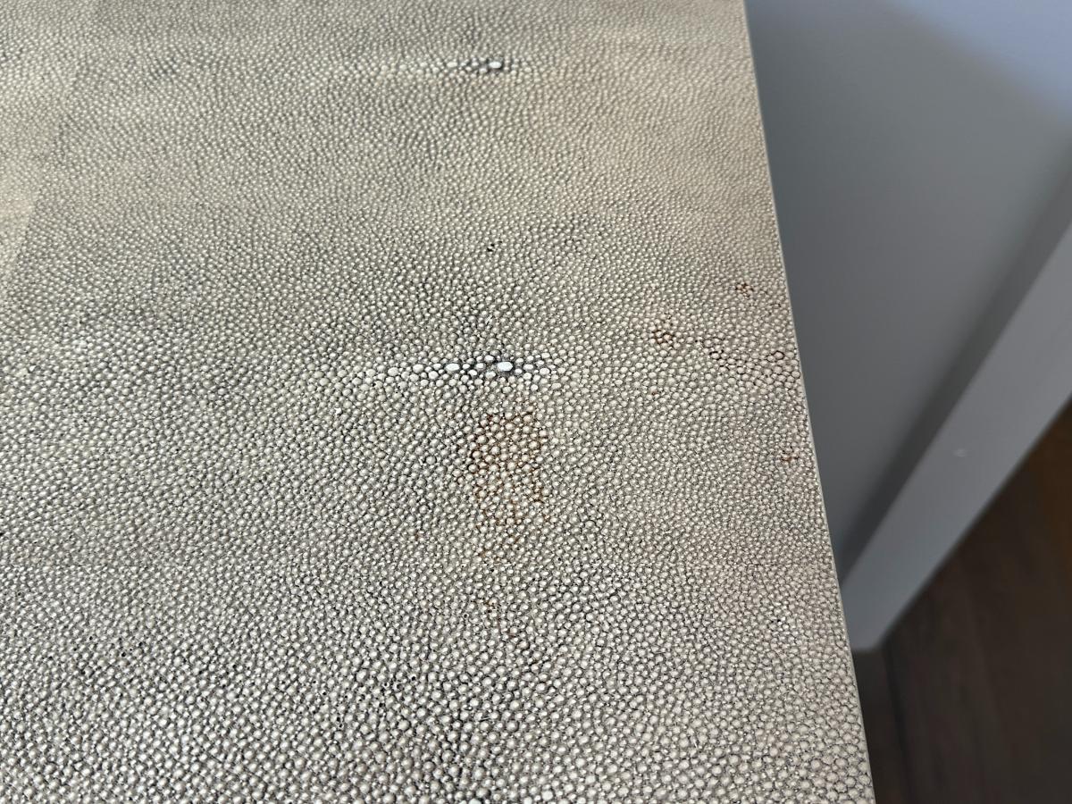 Lillian August Ford Shagreen Console Table