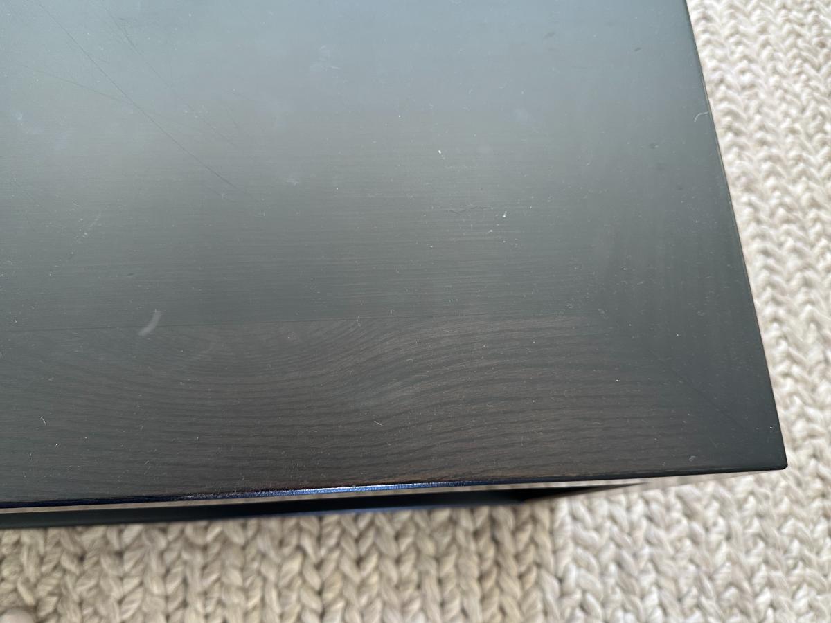Dark Stained Wood Coffee Table