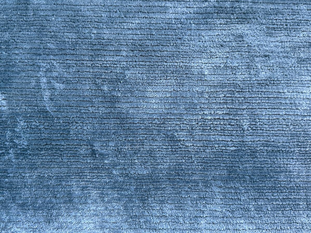 10 x 11 Custom Blue Silk & Viscose Area Rug