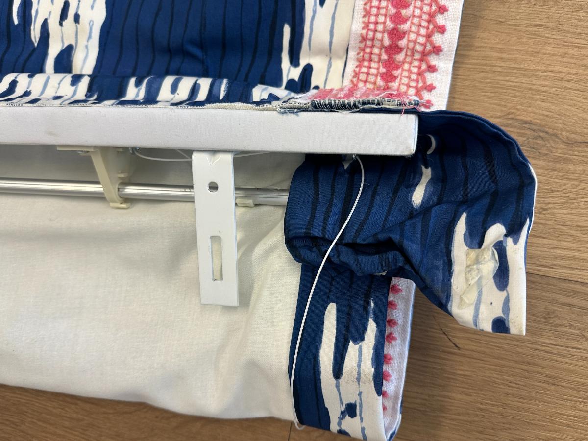 Thibaut Maverick Navy Roman Shade, 79in x 66in