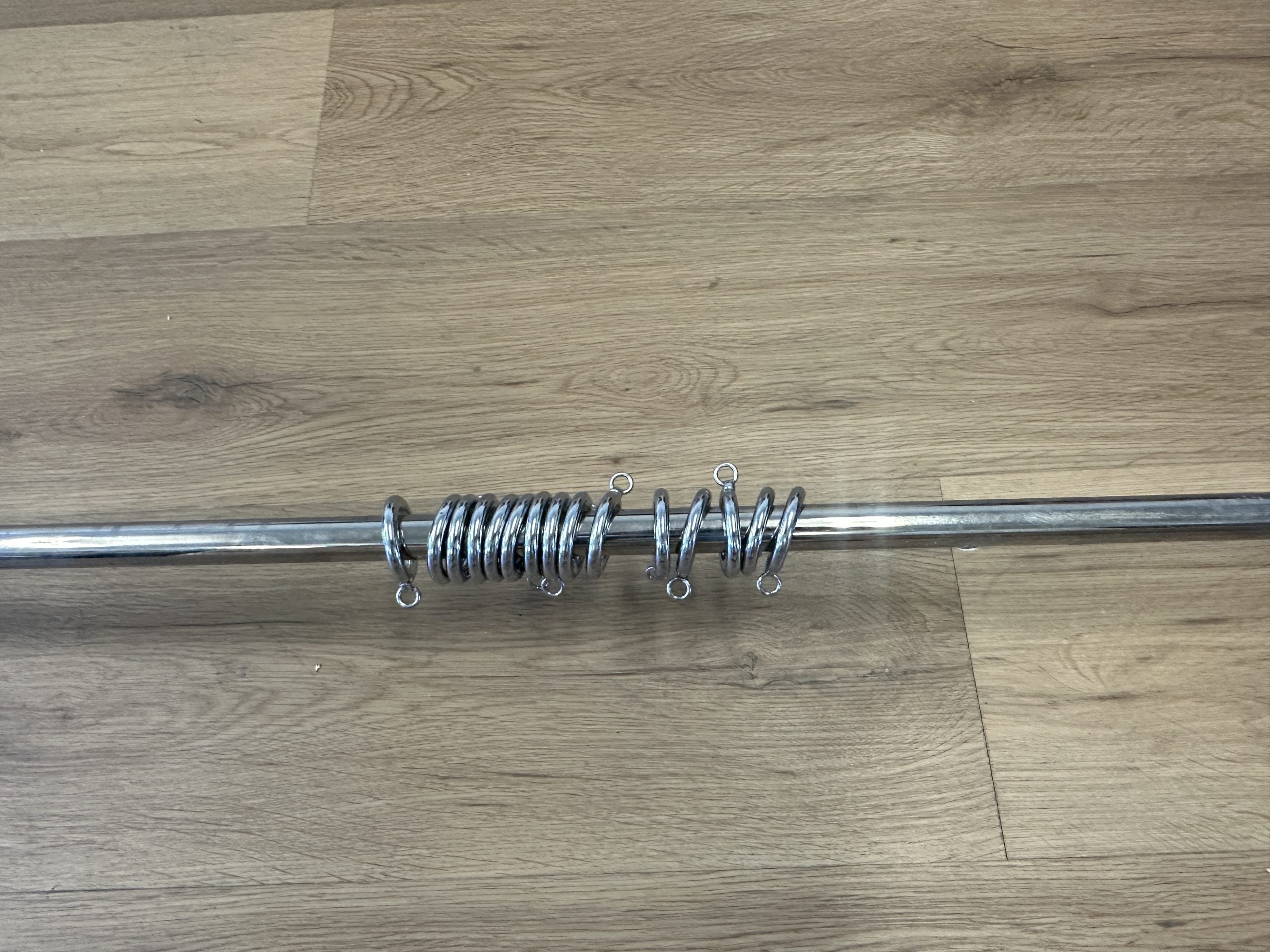 .75in French Return Curtain Rod, 129in Length