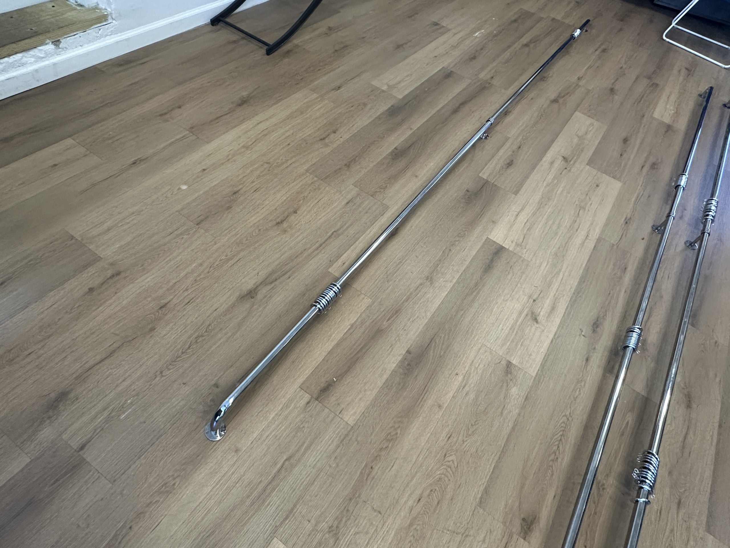 1in French Return Curtain Rod, 137.75in Length